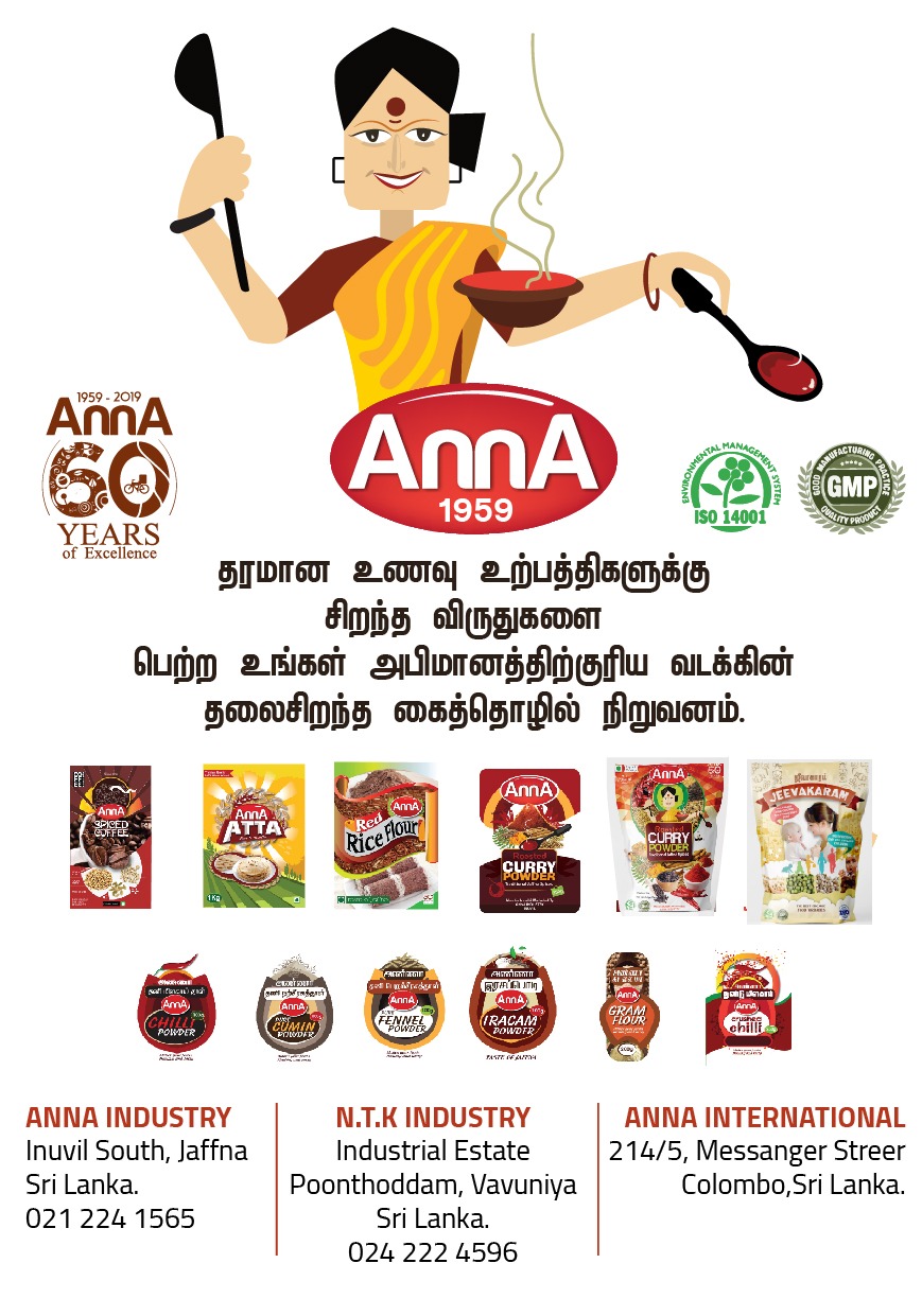 Anna Industries poster showing the AnnA product range and company addresses